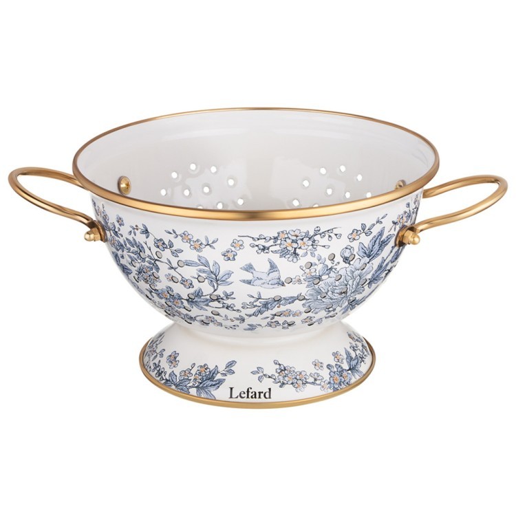 Дуршлаг lefard эмалированный, серия royal garden, 22*13 см Lefard (950-679)