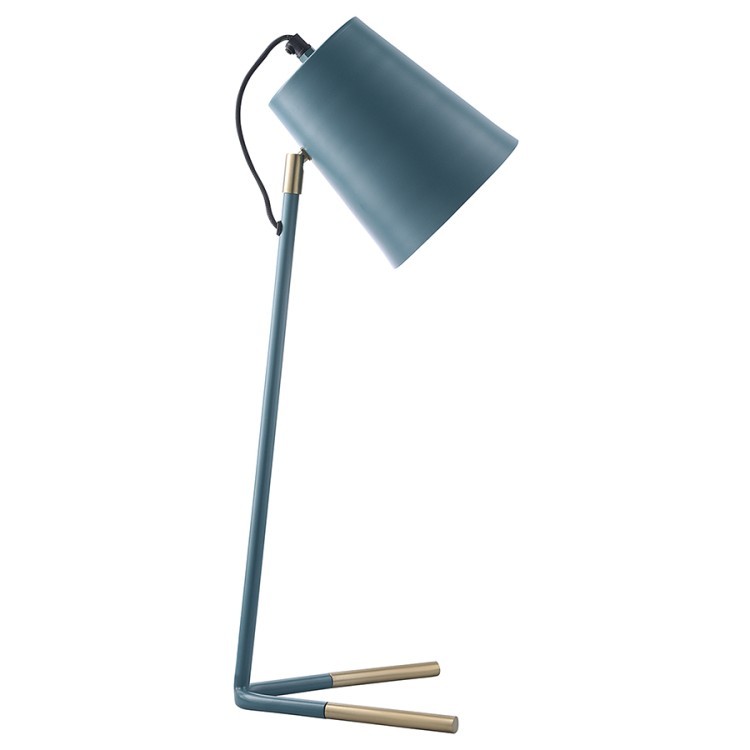 Лампа настольная byokko, D20х55 см, темно-бирюзовая (76847)
