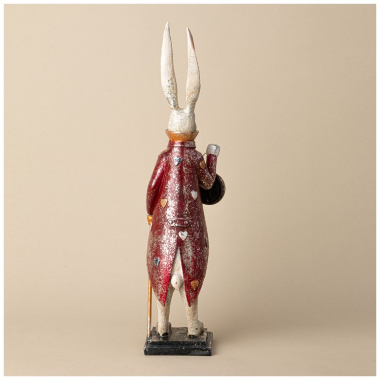Фигурка с часами  "английская коллекция "кролик" 50см*13см Lefard (774-167)
