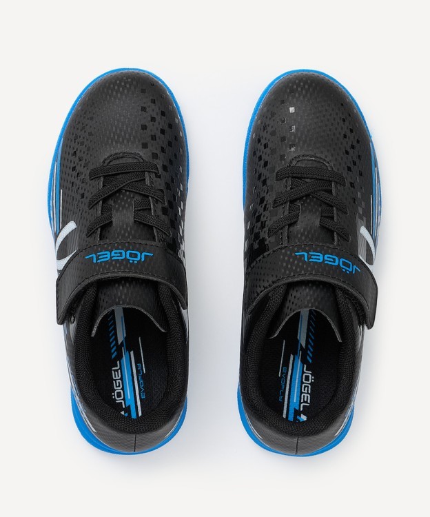 Бутсы зальные JÖGEL Evofly IN Talant Black/blue, детский (2118185)