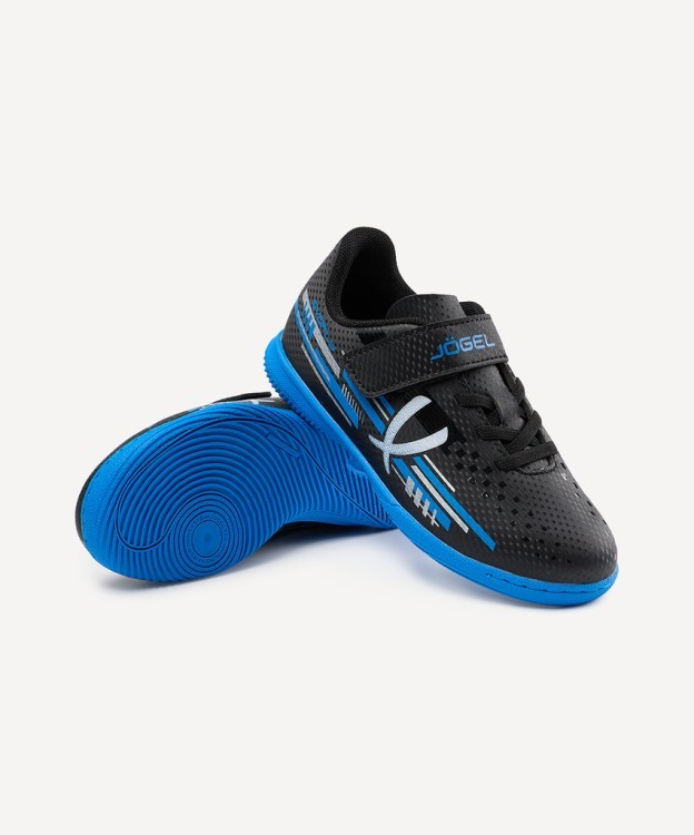 Бутсы зальные JÖGEL Evofly IN Talant Black/blue, детский (2118186)