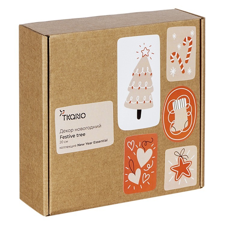 Декор новогодний festive tree из коллекции new year essential, 20 см (76906) Декор новогодний festive tree из коллекции new year essential, 20 см (76906)