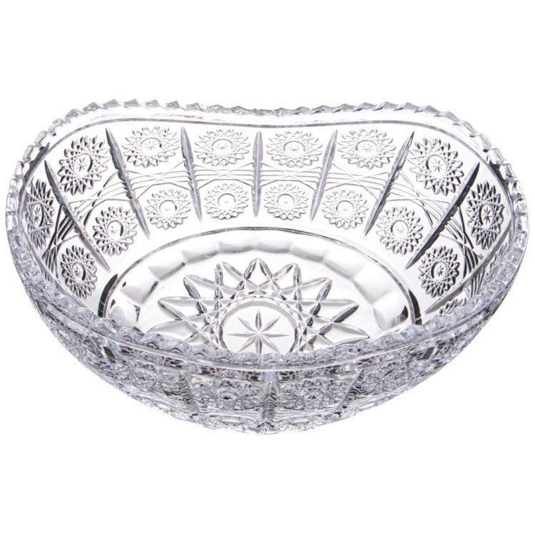 Фруктовница "muza crystal" 27,5*16,5 см. высота=13,5 см. Lefard (355-173)