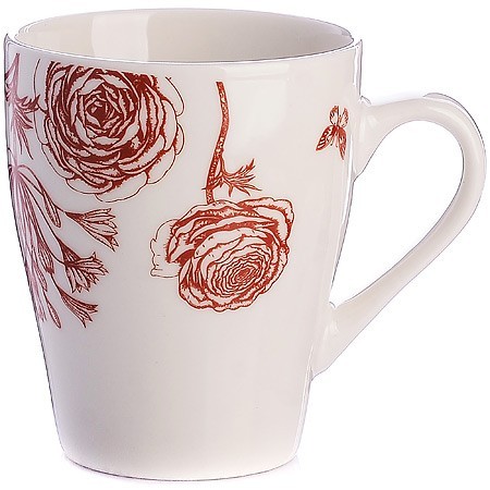 Кружка 340 млЦветы графика (мин.4шт)LR (31227)