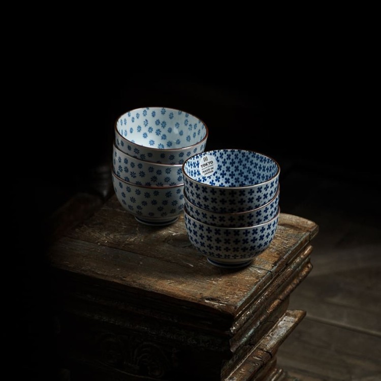 Чаша 2721, 12,7 см, фарфор, blue/white, TOKYO DESIGN