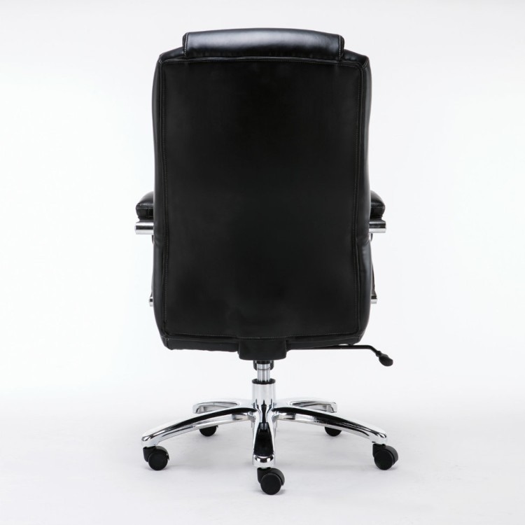 Кресло руководителя Brabix Premium Status HD-003 до 250 кг кожа черное 531821 (1) (71821)