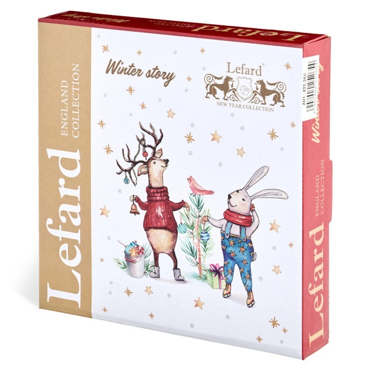 Набор тарелок закусочных lefard "winter story" 2 шт. 20 см Lefard (425-265)