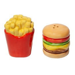 Набор из солонки и перечницы fast food, burger & f (79935)