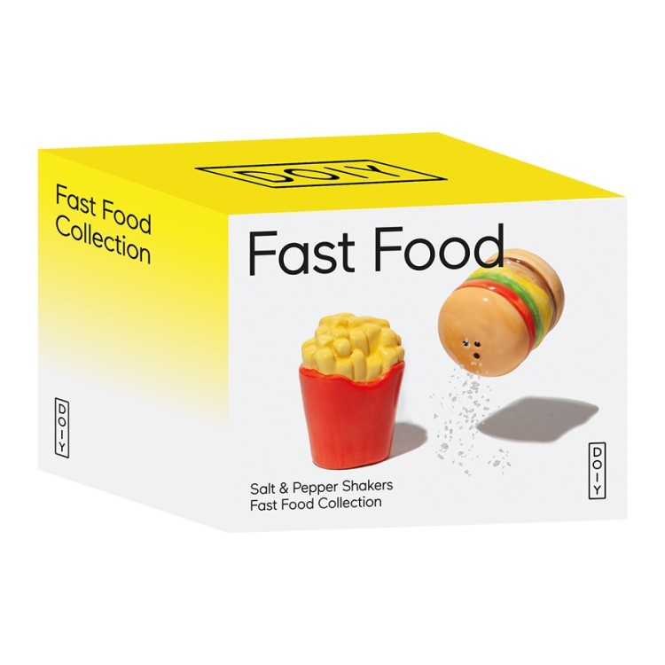 Набор из солонки и перечницы fast food, burger & f (79935)