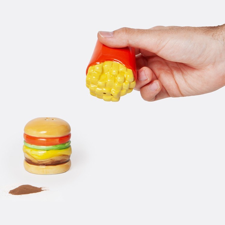 Набор из солонки и перечницы fast food, burger & f (79935)