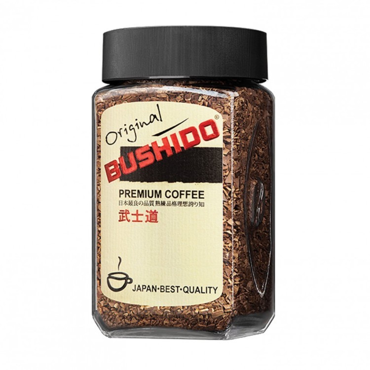 Кофе растворимый BUSHIDO Original 100 г сублимированный 1004 621187 (1) (96060)