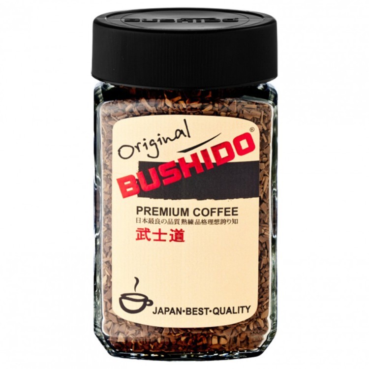 Кофе растворимый BUSHIDO Original 100 г сублимированный 1004 621187 (1) (96060)