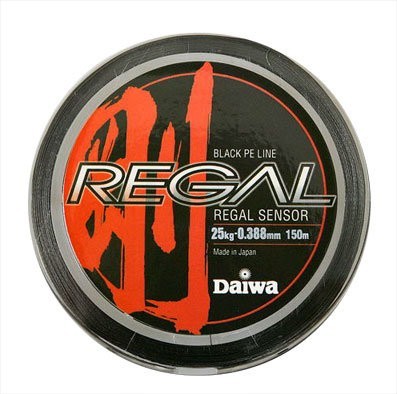 Леска плетеная Daiwa Regal Sensor - B 150м 0,132мм черная (58888)