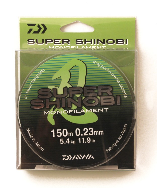Леска Daiwa Super Shinobi 150м 0,23мм (5,4кг) светло-зеленая (58906)