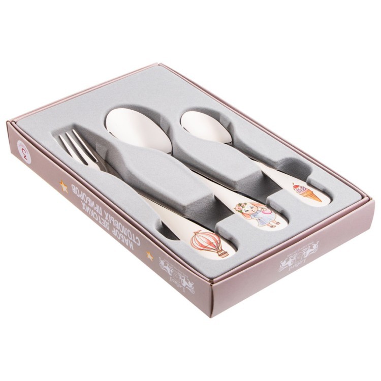 Набор детских столовых приборов lefard "моя зайка" 3 пр. Lefard (1000-033)