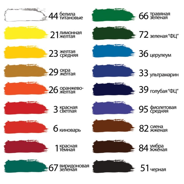 Краски акриловые художественные Brauberg Art Debut 18 цветов по 12 мл 191126 (1) (69463)
