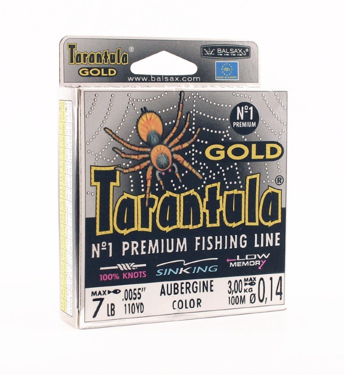 Леска Balsax Tarantula Gold Box 100м 0,14 (3,0кг) (58656)