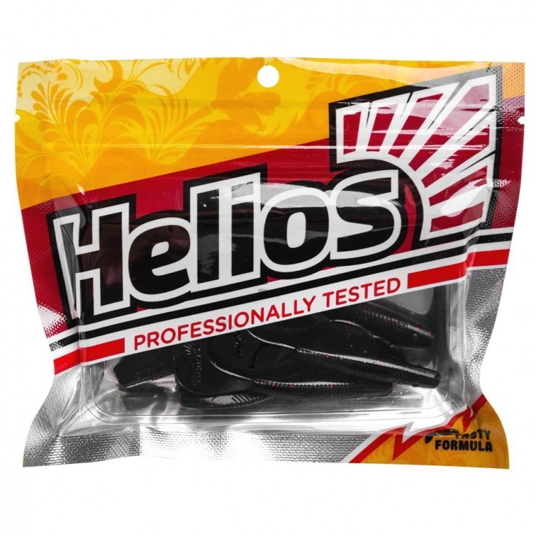 Твистер Helios Hybrid 3,15"/8,0 см, цвет Dark Star 7 шт HS-14-047 (78178)