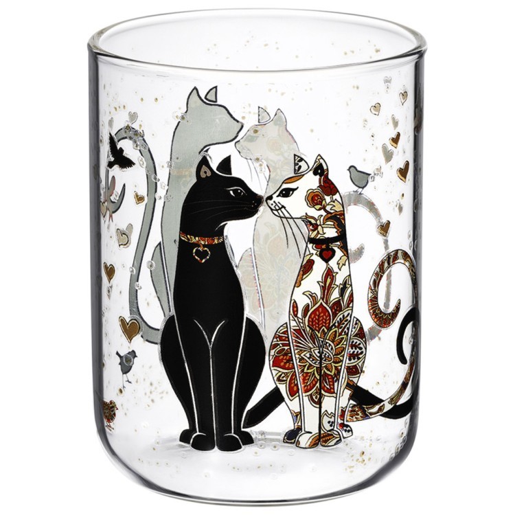 Набор стаканов "парижские коты" из 4-х шт. 360 мл Lefard (887-285)