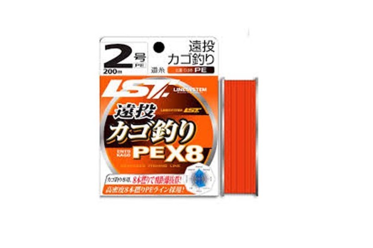 Шнур плетеный Linesystem Ento Kago PE X8 #1,5 (0,205мм) 200м orange (78999)