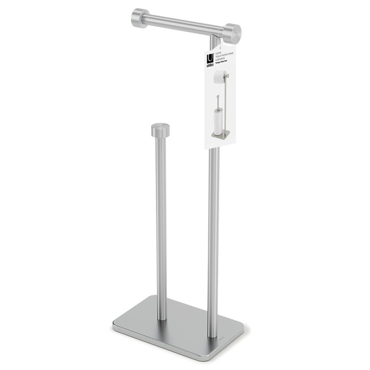 Держатель для туалетной бумаги cappa, 12х20х52 см, никель (76285)