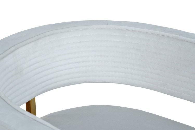 Стул велюр светло-серый/золото 60*55*73см (TT-00007393)