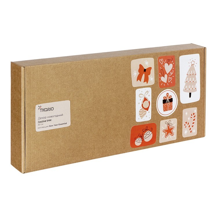 Декор новогодний festive tree из коллекции new year essential, 30 см (76907) Декор новогодний festive tree из коллекции new year essential, 30 см (76907)