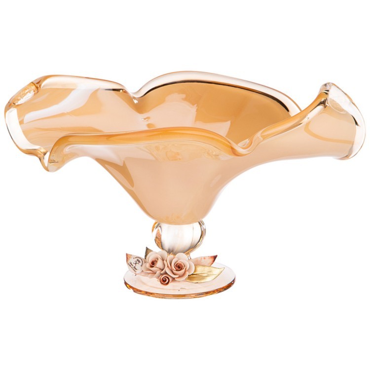 Блюдо на ножке white cristal"honey persia small" 30х22х16см WHITE CRISTAL (647-753)