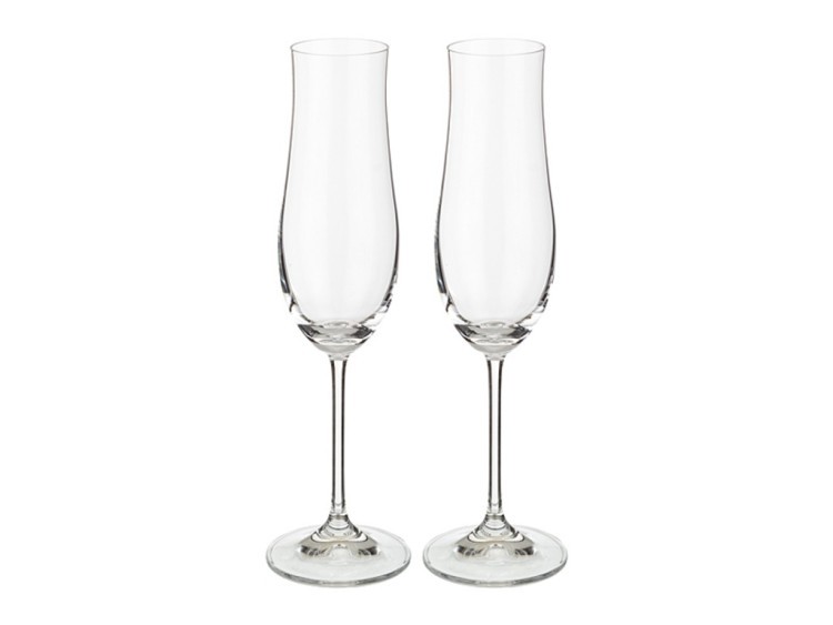 Набор бокалов для шампанского из 2 шт. "аттимо" 180 мл..высота=23 см. Bohemia Crystal (674-442)