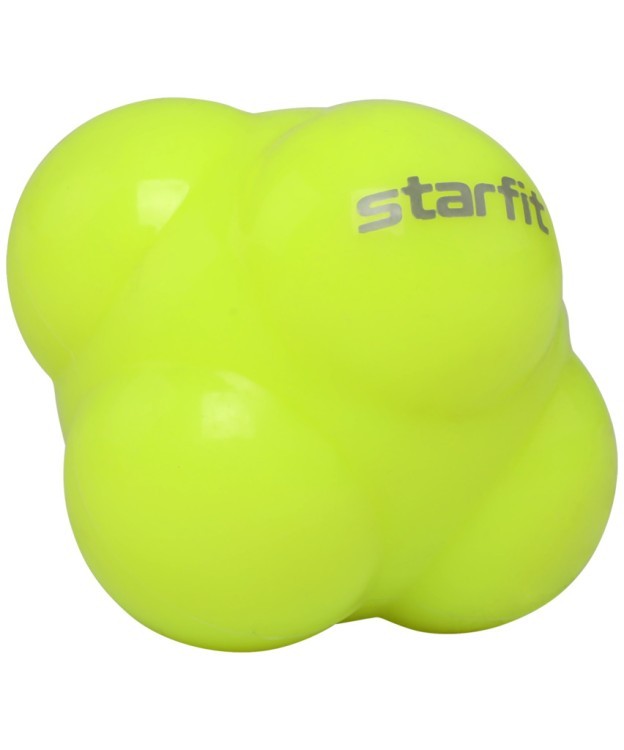 Мяч реакционный STARFIT RB-301, силикагель, ярко-зеленый (1041687)