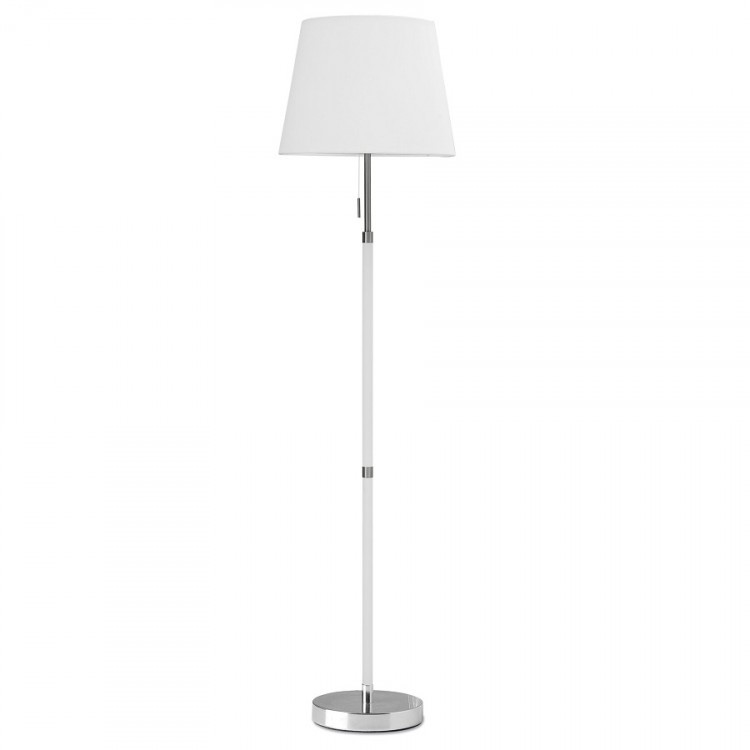 Лампа напольная venice, 162,5 см, белая/ хром (67846)