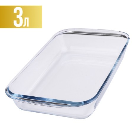 Жаровня стекло в коробке 3л 39х23,5х5,5см LR (31046) Жаровня стекло в коробке 3л 39х23,5х5,5см LR (31046)