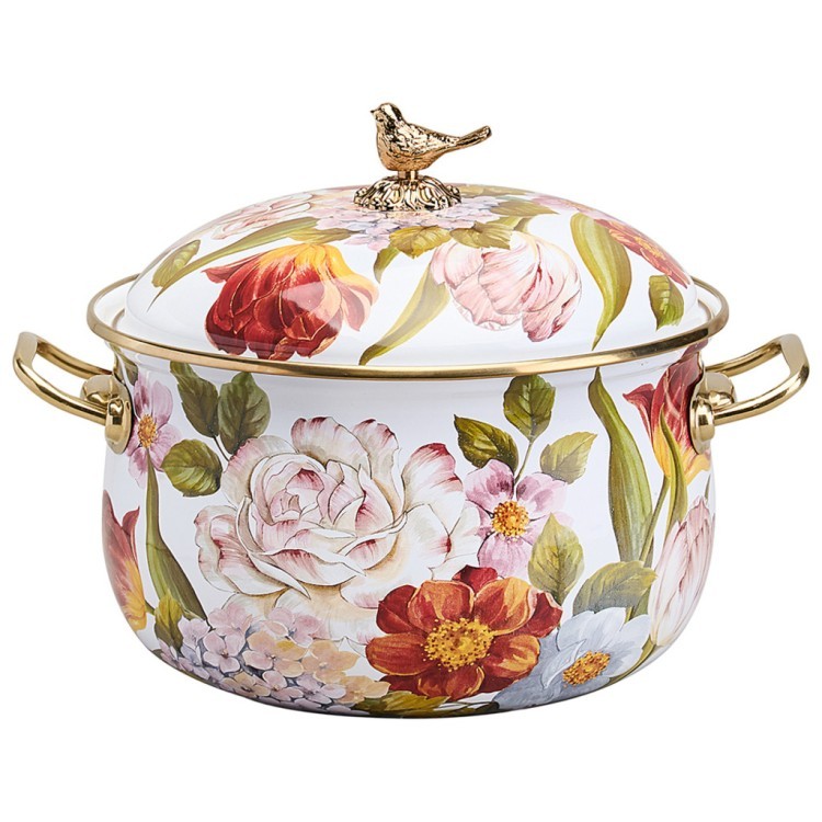 Кастрюля lefard эмалированная с крышкой, серия фландрия, 3,8л, диа.20см Lefard (950-768)