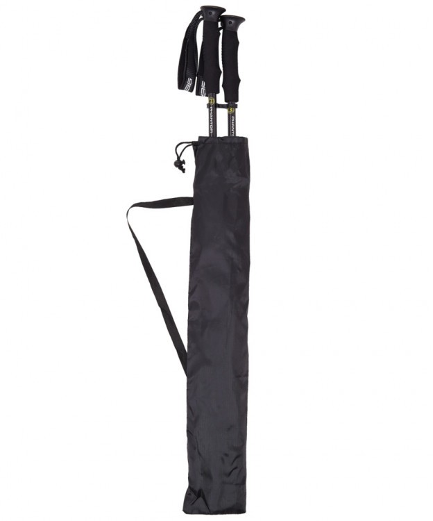 Скандинавские палки Phantom, 67-135 см, 3-секционные, карбон/серый/желтый, для треккинга (1527736)
