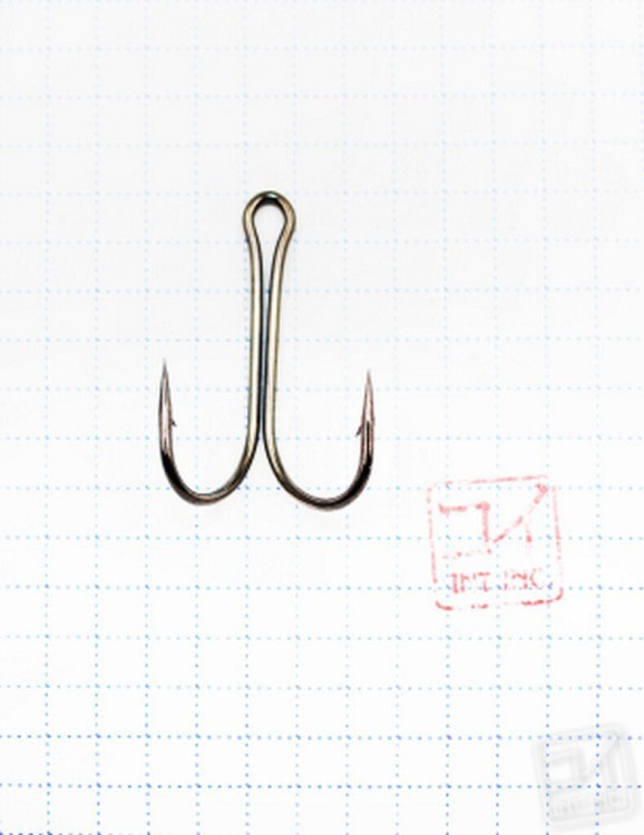 Крючок Koi Short Double Hook № 1/0 , BN, двойник (10 шт.) KH2311-1/0BN (68979)