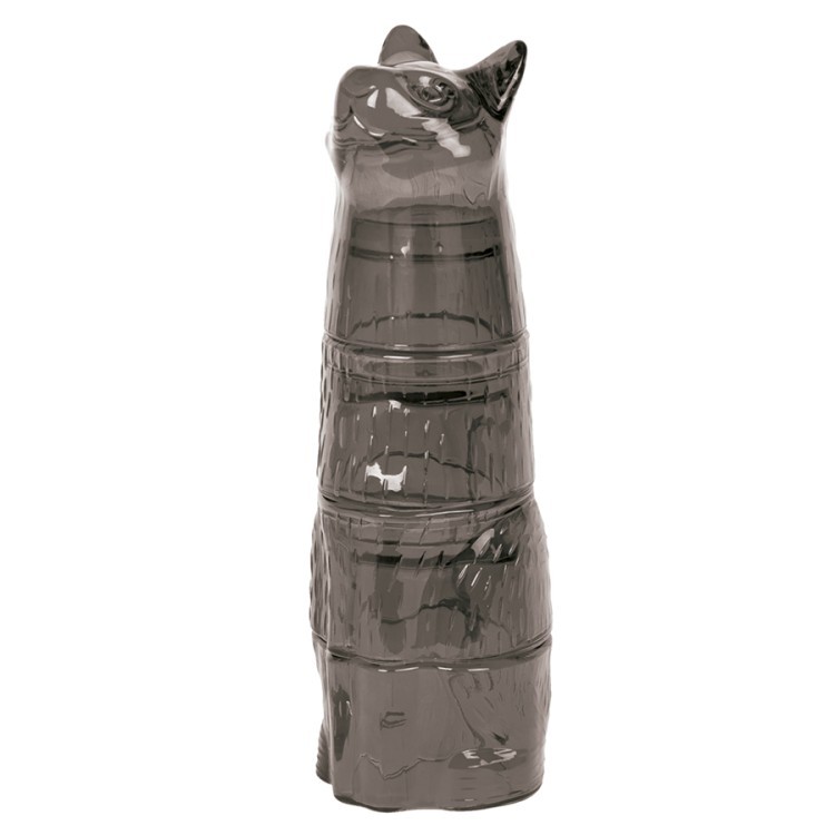 Набор из 4 стаканов kitty, черный (70133)