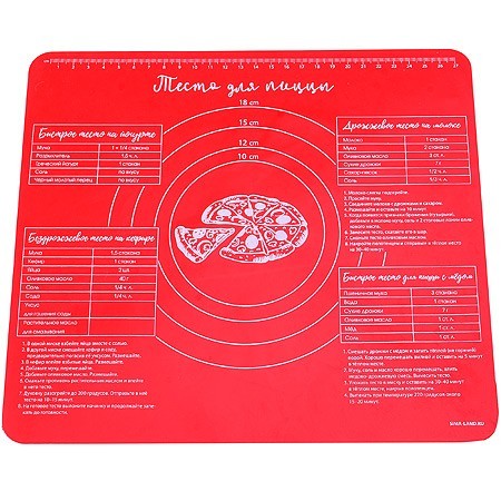 Коврик силиконовый для раскатки теста (3427)