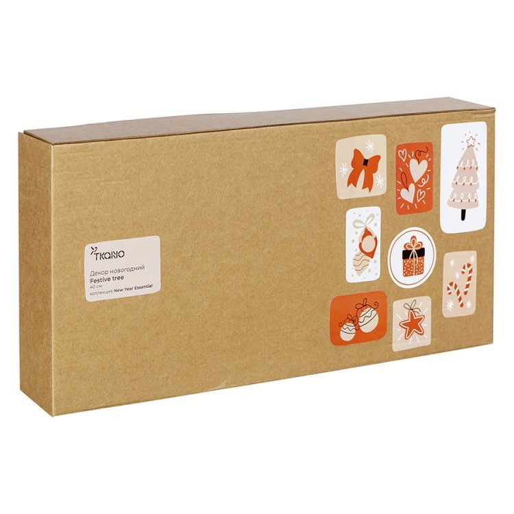 Декор новогодний festive tree из коллекции new year essential, 40 см (76908) Декор новогодний festive tree из коллекции new year essential, 40 см (76908)