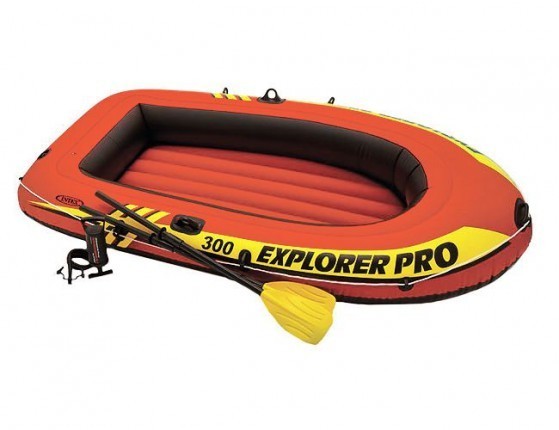 Лодка надувная трехместная Intex Explorer-Pro-300 58358 (75572)