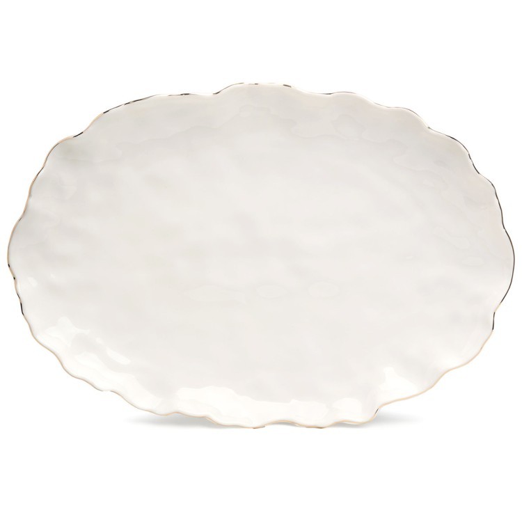 Блюдо овальное lefard "charm" 35,5*24*3 см (с золотой линией) Lefard (779-365)