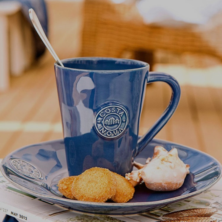 Тарелка NOP216-DEN(NOP216-03107F), 21 см, керамика, Denim, Costa Nova