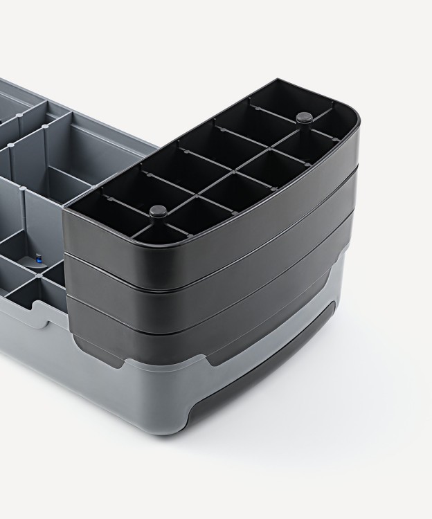 БЕЗ УПАКОВКИ Степ-платформа фиксирующаяся STARFIT SP-204 90х32х25 см, 3-уровневая (2127731)