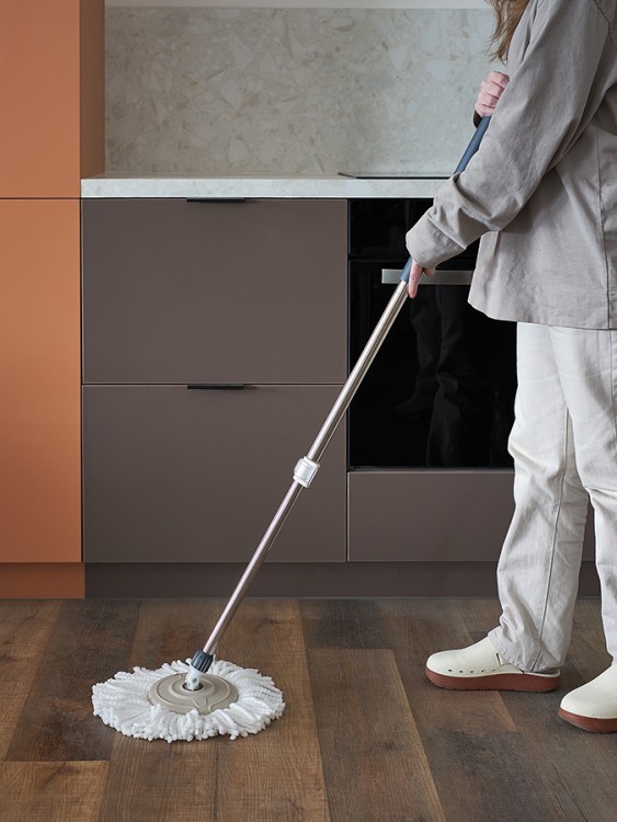 Швабра с ведром и центрифугой cleanup, 7 л. (78729)