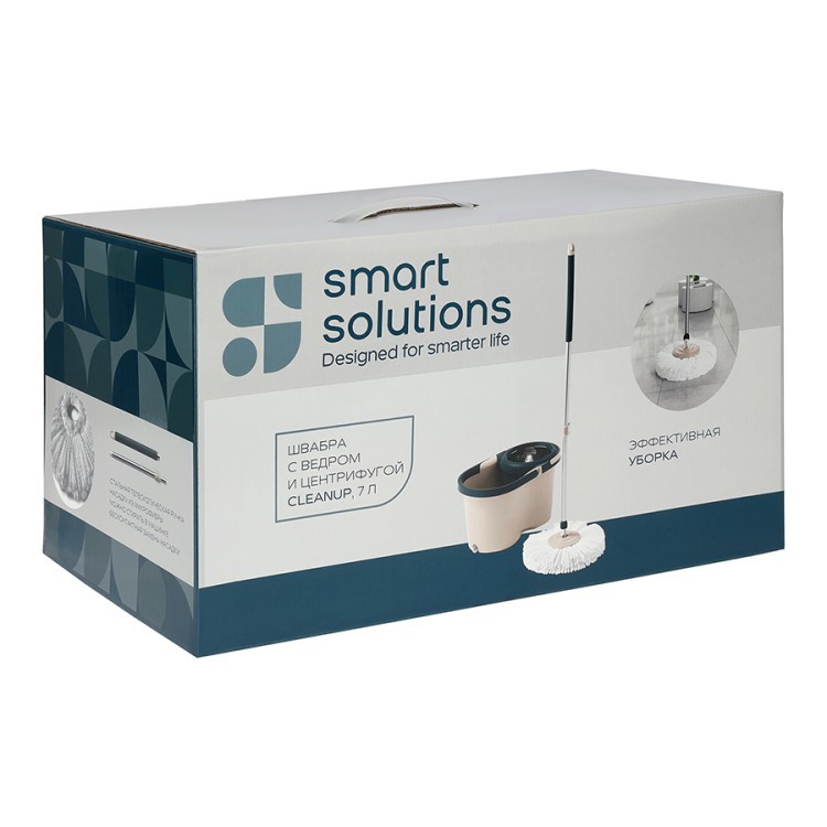 Швабра с ведром и центрифугой cleanup, 7 л. (78729)