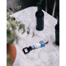 Открывалка для бутылок foosball, голубая (78582)