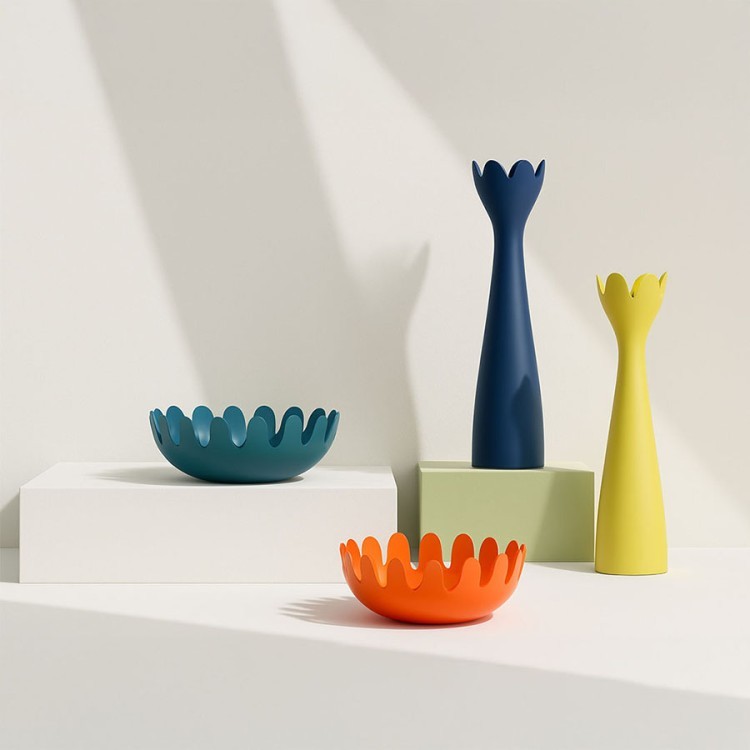 Блюдо laminaria, D22 см, апельсиновая цедра (78631)