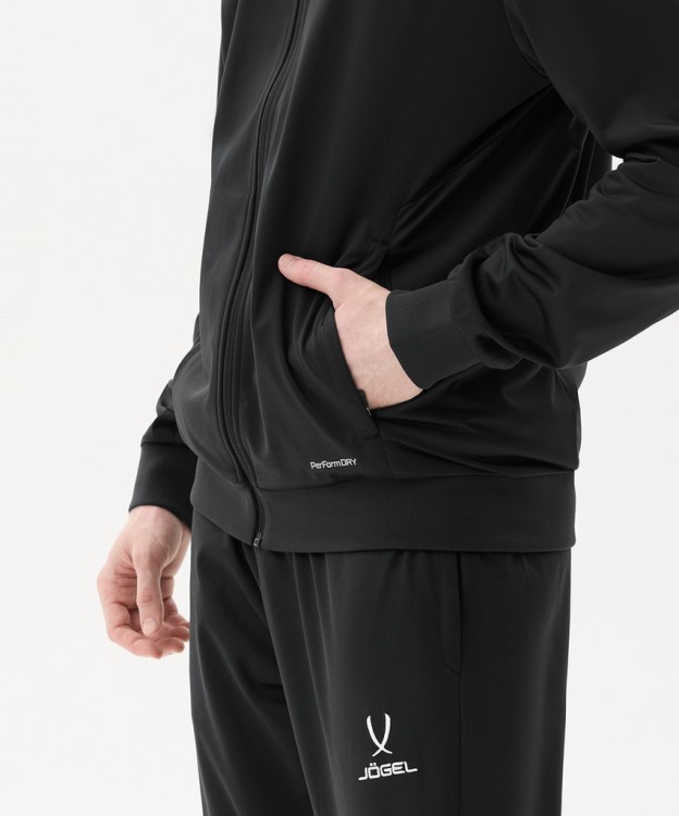 Олимпийка JÖGEL DIVISION PerFormDRY Pre-match Knit Jacket, черный (2126286)