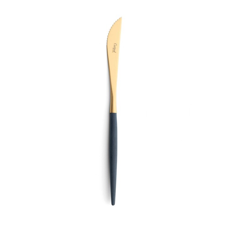 Нож для стейка GO.32BLEGB, нержавеющая сталь 18/10, композитный материал, blue/gold, CUTIPOL