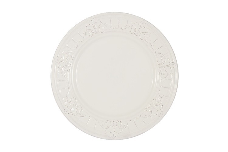 Тарелка закусочная Venice белая, 23 см - MC-F430900005D0053 Matceramica