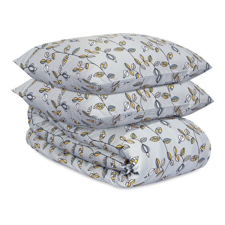 Комплект постельного белья "Ягоды тайги" из премиального сатина из коллекции russian north, 150х200 см (78452)